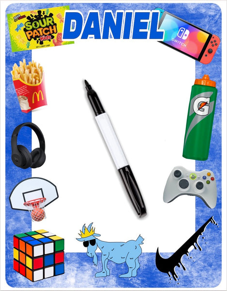 Custom Laminated Dry Erase Board