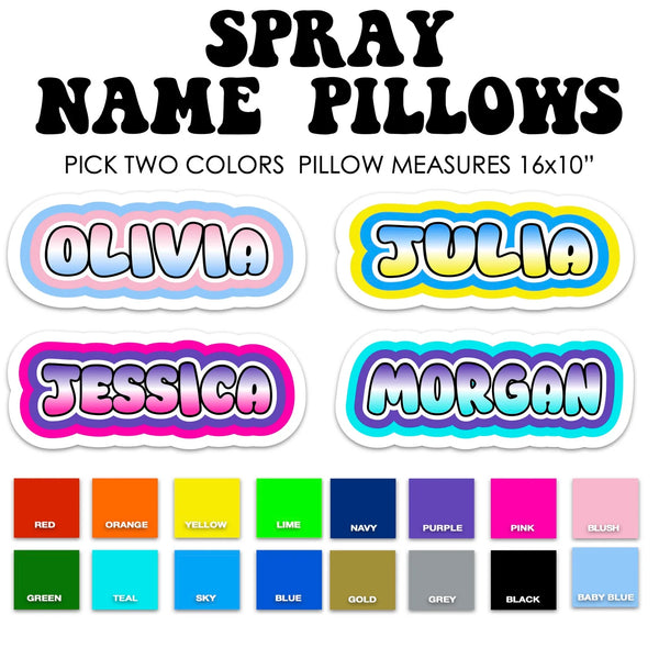 Custom Name Pillow