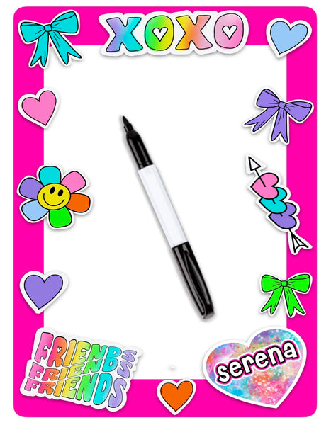 Custom Laminated Dry Erase Board