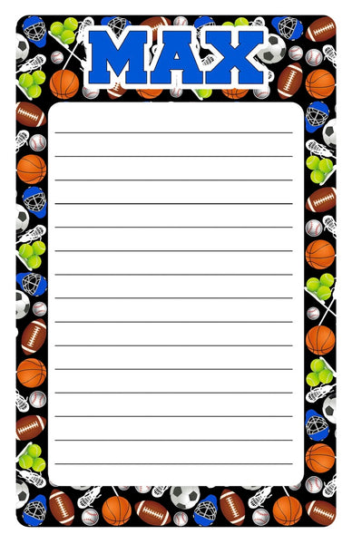 Custom Lined Notepad