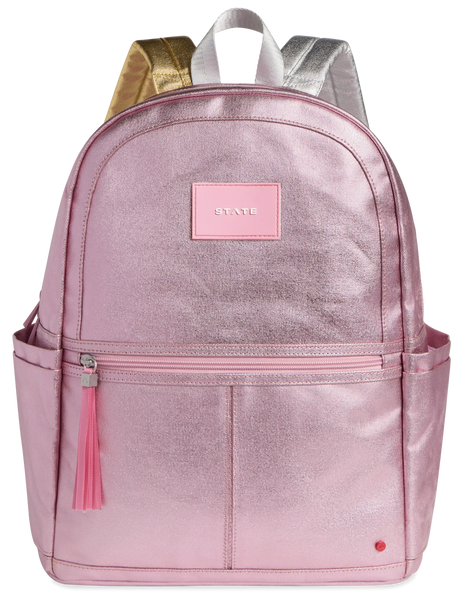 KANE KIDS DOUBLE POCKET- PINK/SILVER