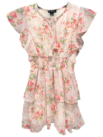 Pink Floral Dress (Medium- 8/10)