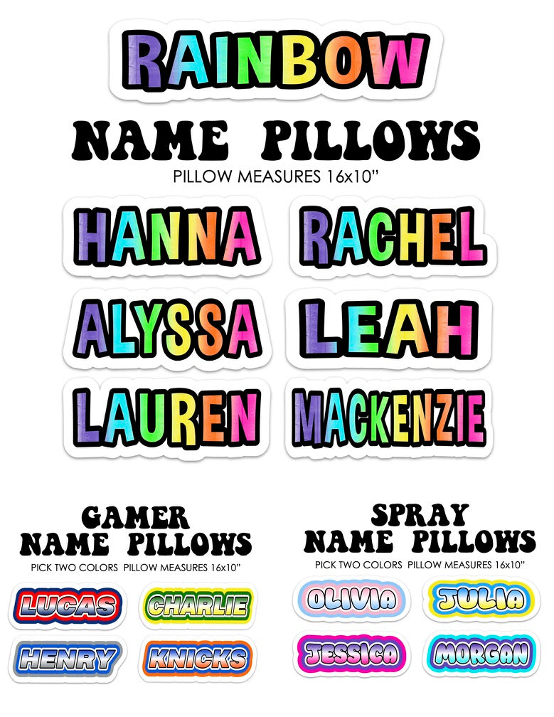 Custom Name Pillow