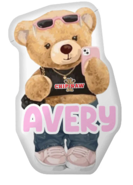 Custom Camp Bear Pillow