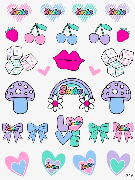 Custom Cling-It Sheets 9x12