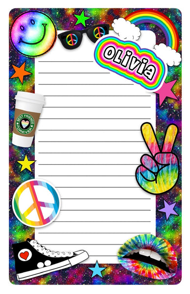 Custom Lined Notepad