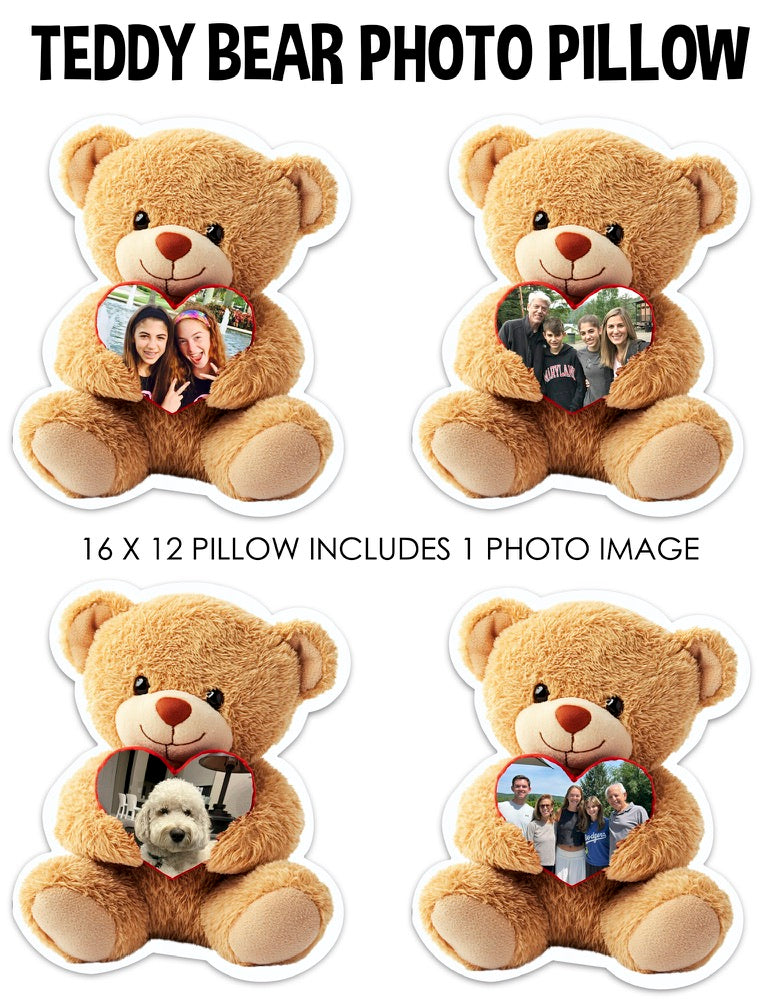 Custom Bear Photo Pillow