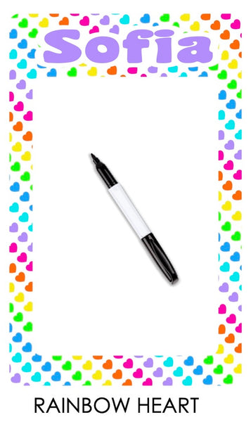 Custom Laminated Dry Erase Board