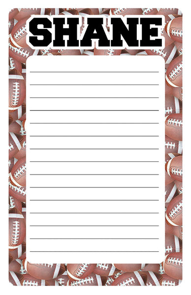 Custom Lined Notepad
