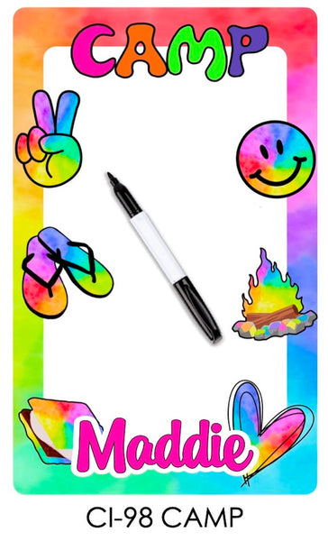 Custom Laminated Dry Erase Board