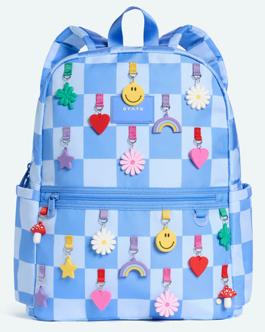 Kane Double Pocket - Charms Blue Check
