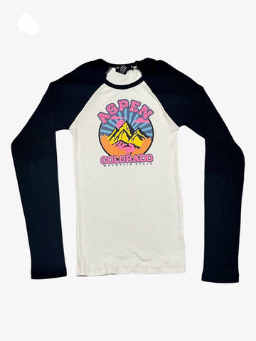 Aspen Ribbed Long Sleeve Shirt (sz JR Large)