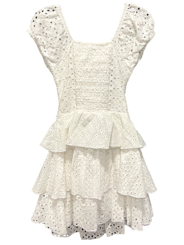 White Eyelet Dress (sz 5)