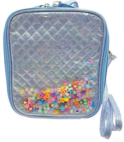 Bari Lynn Full Size Backpack- Confetti Charm Lunchbox
