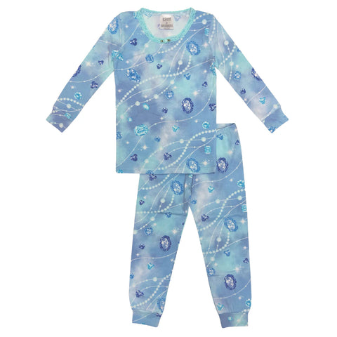 Blue Gems Full Length Pajama Set