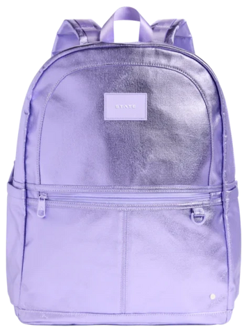 State Bags Kane Double Pocket LARGE SIZE Backpack- Lilac