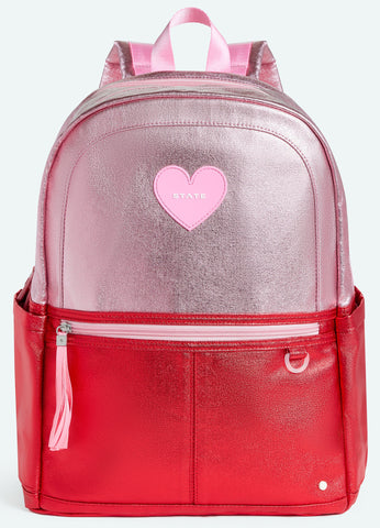 Kane Double Pocket - Pink & Red Color Block