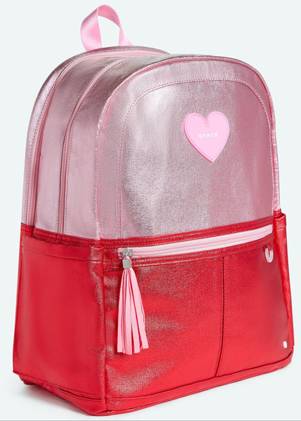 Kane Double Pocket - Pink & Red Color Block