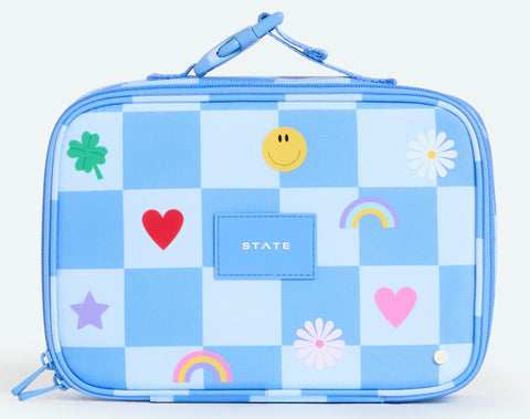 Rodgers Lunch Box-Charms Blue Check