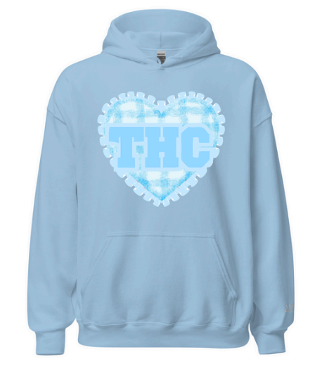 Custom Plaid Heart Hoodie