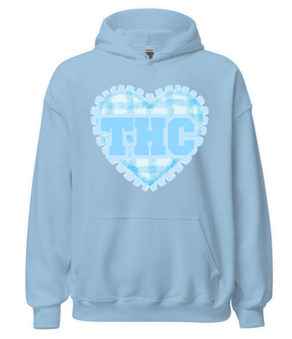 Custom Plaid Heart Hoodie