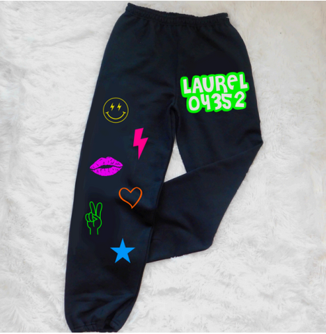Neon Decal Sweatpants