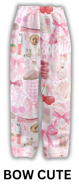 Minky Pajama Pants- Girls