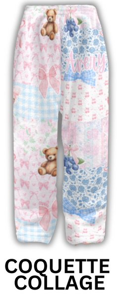 Minky Pajama Pants- Girls