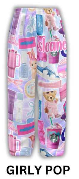 Minky Pajama Pants- Girls