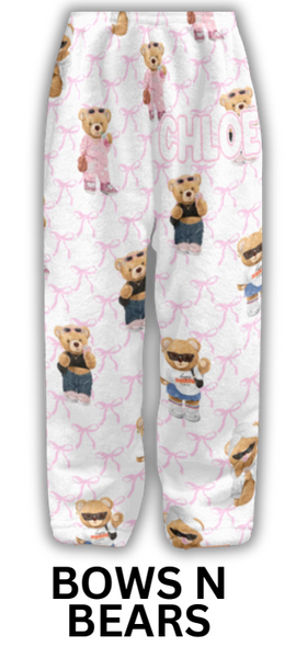 Minky Pajama Pants- Girls