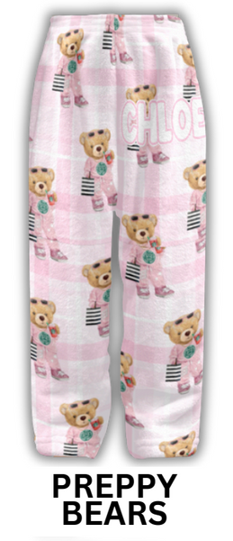 Minky Pajama Pants- Girls