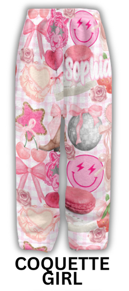 Minky Pajama Pants- Girls