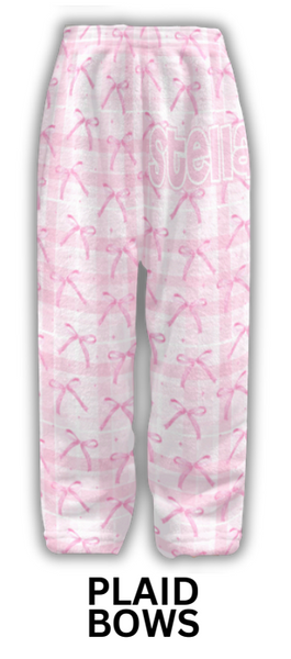 Minky Pajama Pants- Girls