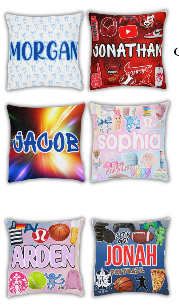 Custom Name Pillow- 18x18