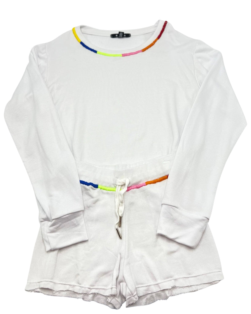 White Rainbow Stitching Set (sz XL: 14)