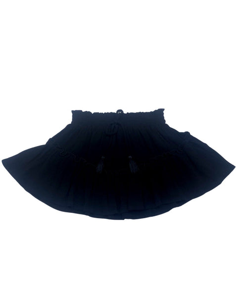 White Splatter Tank Top & Black Flowy Skirt (Set)