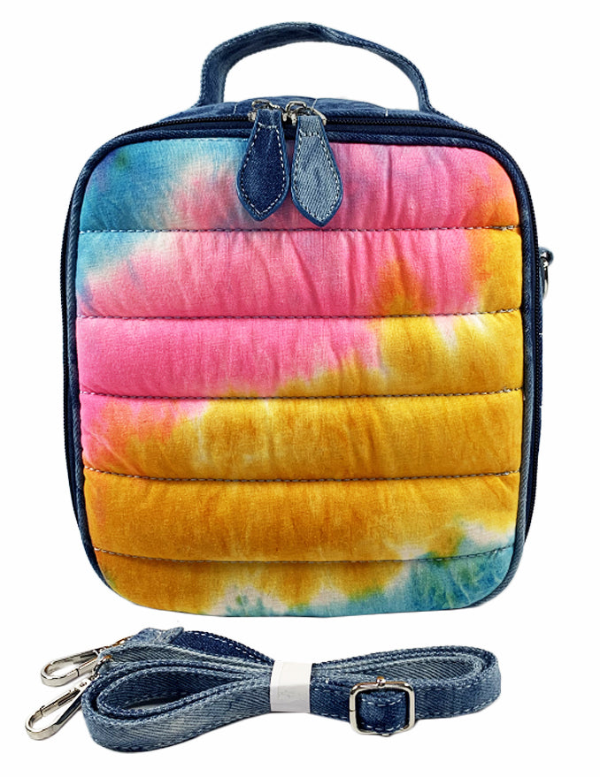 Bari Lynn Lunchbox- Rainbow Tie Dye