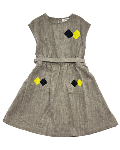 Gray Linen Dress (sz 6)