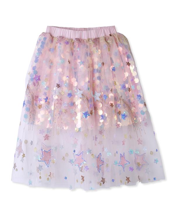 Skirt with Sequin Sparkle