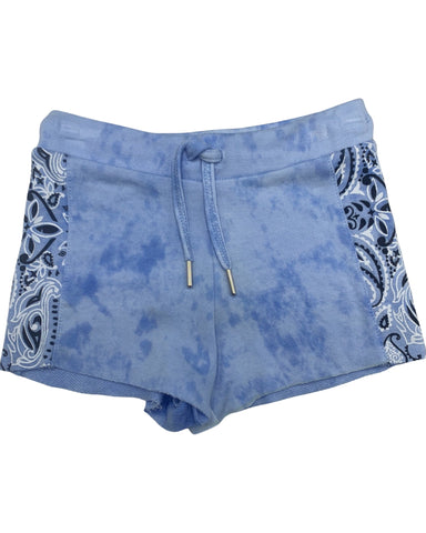 Blue Bandana Shorts