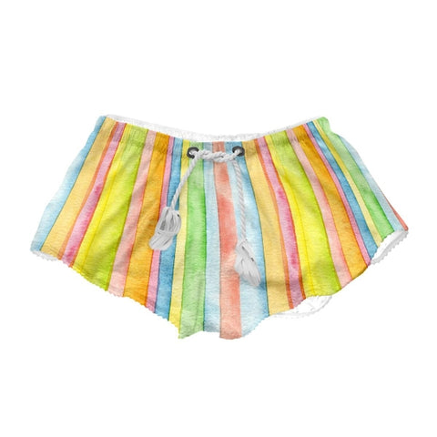 Striped Day Girl Shorts