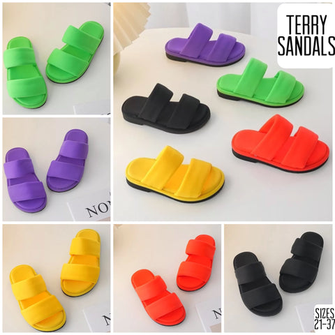 Terry sandals