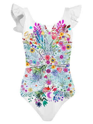 Wild Wings Ruffle Swimsuit