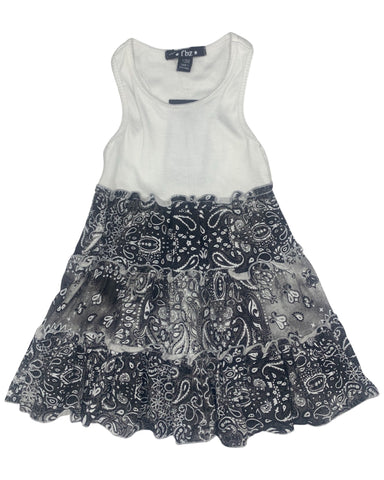 White and Black bandana Dress (BABY)