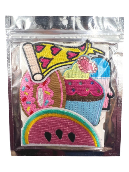 Pack of 5 Chenille Patches