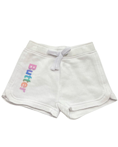 White Sweat Shorts (sz 5)