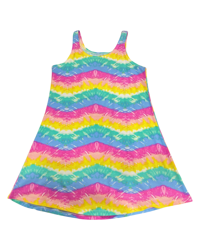 Rainbow Splash Gown (sz 6)
