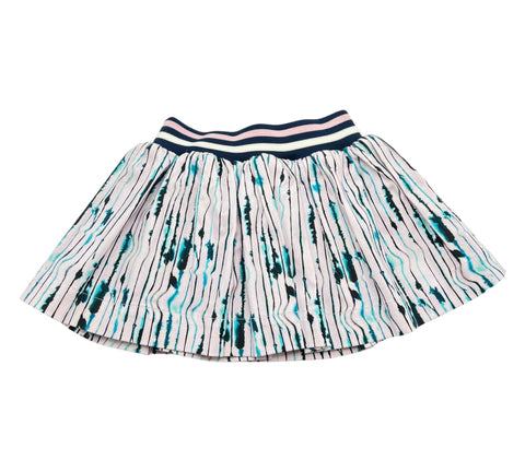 Pink Skirt w/ Blue Dye Stripes (sz 3)
