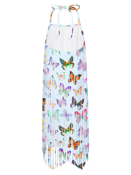 More Butterflies Fringe Dress