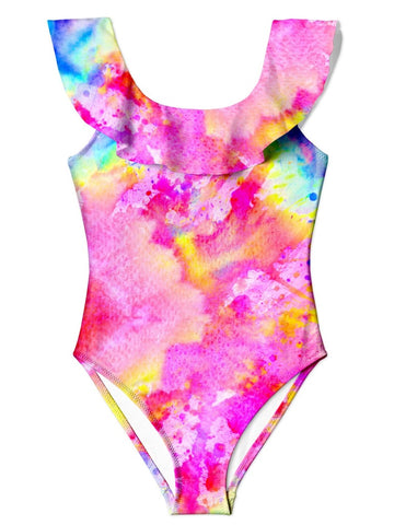 Celebrate Pink Ruffle Swimsuit